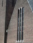 De gevel aan het Floresplein.
<br/>
Gert-Jan Lobbes, 2016